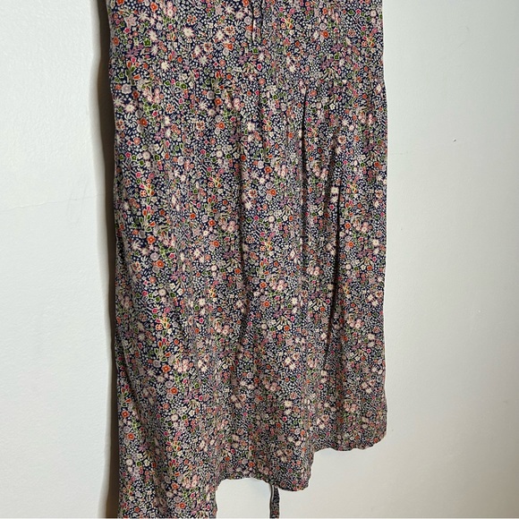 Liberty Art Fabrics Floral Cottagecore Cotton Waist Tie Dress - Picture 3 of 11
